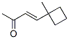 3-Buten-2-one, 4-(1-methylcyclobutyl)-, (e)-(9ci)Structure,116815-81-7Structure 3-Buten-2-one, 4-(1-methylcyclobutyl)-, (e)-(9ci) Structure,116815-81-7Structure
