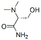 Propanamide, 2-(dimethylamino)-3-hydroxy-, (r)-(9ci)Structure,116833-21-7Structure Propanamide, 2-(dimethylamino)-3-hydroxy-, (r)-(9ci) Structure,116833-21-7Structure