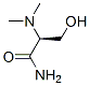 Propanamide, 2-(dimethylamino)-3-hydroxy-, (s)-(9ci)Structure,116853-49-7Structure Propanamide, 2-(dimethylamino)-3-hydroxy-, (s)-(9ci) Structure,116853-49-7Structure