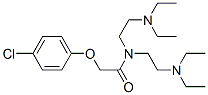 2-(4-Chlorophenoxy)-n,n-bis(2-diethylaminoethyl)acetamideStructure,1170-51-0Structure 2-(4-Chlorophenoxy)-n,n-bis(2-diethylaminoethyl)acetamide Structure,1170-51-0Structure
