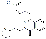 4-(4-氯芐基)-2-(2-(1-甲基-2-吡咯烷)乙基)二氮雜萘-1(2H)-酮結(jié)構(gòu)式_117078-70-3結(jié)構(gòu)式