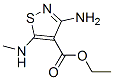 4-Isothiazolecarboxylicacid,3-amino-5-(methylamino)-,ethylester(9ci)Structure,117377-37-4Structure 4-Isothiazolecarboxylicacid,3-amino-5-(methylamino)-,ethylester(9ci) Structure,117377-37-4Structure