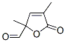 2-Furancarboxaldehyde, 2,5-dihydro-2,4-dimethyl-5-oxo-(9ci)Structure,118171-04-3Structure 2-Furancarboxaldehyde, 2,5-dihydro-2,4-dimethyl-5-oxo-(9ci) Structure,118171-04-3Structure
