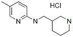 5-Methyl-n-(piperidin-3-ylmethyl)pyridin-2-amine hydrochlorideStructure,1185312-77-9Structure 5-Methyl-n-(piperidin-3-ylmethyl)pyridin-2-amine hydrochloride Structure,1185312-77-9Structure