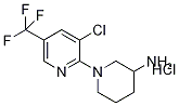 3-氯-5-三氟甲基-3,4,5,6-四氫-2H-[1,2]聯(lián)吡啶-3-胺鹽酸鹽結(jié)構(gòu)式_1185313-62-5結(jié)構(gòu)式