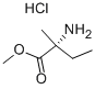 (R)-2-氨基-2-甲基丁酸甲酯鹽酸鹽結(jié)構(gòu)式_118725-00-1結(jié)構(gòu)式