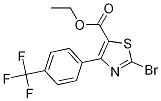 Ethyl 2-bromo-4-(4-(trifluoromethyl)phenyl)thiazole-5-carboxylateStructure,1188153-49-2Structure Ethyl 2-bromo-4-(4-(trifluoromethyl)phenyl)thiazole-5-carboxylate Structure,1188153-49-2Structure