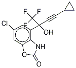 6-氯-4-[(2,2,3,3-d4-環(huán)丙基乙炔)三氟甲基羥基甲基]-3H-苯并噁唑-2-酮結(jié)構(gòu)式_1189694-49-2結(jié)構(gòu)式