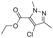 4-Chloro-1,3-dimethyl-1H-pyrazole-5-carboxylic acid ethyl esterStructure,119169-63-0Structure 4-Chloro-1,3-dimethyl-1H-pyrazole-5-carboxylic acid ethyl ester Structure,119169-63-0Structure
