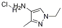 1-Ethyl-3-methyl-1h-pyrazol-4-amine hydrochlorideStructure,1197230-21-9Structure 1-Ethyl-3-methyl-1h-pyrazol-4-amine hydrochloride Structure,1197230-21-9Structure