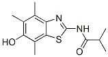Propanamide, n-(6-hydroxy-4,5,7-trimethyl-2-benzothiazolyl)-2-methyl-Structure,120164-62-7Structure Propanamide, n-(6-hydroxy-4,5,7-trimethyl-2-benzothiazolyl)-2-methyl- Structure,120164-62-7Structure