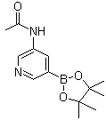 N-(5-(4,4,5,5-四甲基-1,3,2-二噁硼烷-2-基)吡啶-3-基)乙酰胺結(jié)構(gòu)式_1201645-46-6結(jié)構(gòu)式