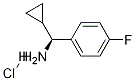 (S)-cyclopropyl(4-fluorophenyl)methanamine hydrochloride Structure,1202478-48-5Structure