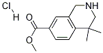 Methyl 4,4-dimethyl-1,2,3,4-tetrahydroisoquinoline-7-carboxylate hydrochlorideStructure,1203683-65-1Structure Methyl 4,4-dimethyl-1,2,3,4-tetrahydroisoquinoline-7-carboxylate hydrochloride Structure,1203683-65-1Structure