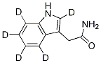 Indole-2,4,5,6,7-d5-3-acetamideStructure,1204700-53-7Structure Indole-2,4,5,6,7-d5-3-acetamide Structure,1204700-53-7Structure