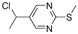 Pyrimidine, 5-(1-chloroethyl)-2-(methylthio)- (9ci)Structure,120717-48-8Structure Pyrimidine, 5-(1-chloroethyl)-2-(methylthio)- (9ci) Structure,120717-48-8Structure