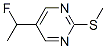 Pyrimidine, 5-(1-fluoroethyl)-2-(methylthio)- (9ci)Structure,120717-49-9Structure Pyrimidine, 5-(1-fluoroethyl)-2-(methylthio)- (9ci) Structure,120717-49-9Structure