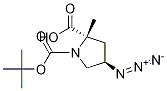 (2S,4r)-4-azido-1,2-pyrrolidinedicarboxylic acid 1-(1,1-dimethylethyl) 2-methyl esterStructure,121147-97-5Structure (2S,4r)-4-azido-1,2-pyrrolidinedicarboxylic acid 1-(1,1-dimethylethyl) 2-methyl ester Structure,121147-97-5Structure
