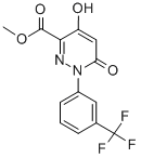 4-羥基-6-氧代-1-[3-(三氟甲基)苯基]-1,6-二氫-3-吡嗪羧酸甲酯結(jié)構(gòu)式_121582-55-6結(jié)構(gòu)式