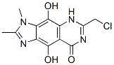 (9ci)-6-(氯甲基)-3,5-二氫-4,9-二羥基-2,3-二甲基-8H-咪唑并[4,5-g]喹唑啉-8-酮結(jié)構(gòu)式_121732-17-0結(jié)構(gòu)式