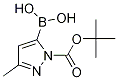 1-Boc-3-methylpyrazole-5-boronic acidStructure,1217501-27-3Structure 1-Boc-3-methylpyrazole-5-boronic acid Structure,1217501-27-3Structure