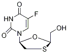 順式5-氟-1-[2-(羥基甲基)-1,3-氧硫雜環(huán)戊烷-5-基]-2,4(1H,3H)-嘧啶二酮-13C,15N2結(jié)構(gòu)式_1217728-33-0結(jié)構(gòu)式