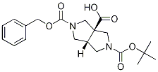 (3As,6as)-2-((芐氧基)羰基)-5-(叔丁氧基羰基)八氫吡咯并[3,4-c]吡咯-3a-羧酸結(jié)構(gòu)式_1217766-30-7結(jié)構(gòu)式