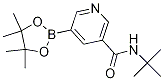 N-叔丁基-5-(4,4,5,5-四甲基-1,3,2-二噁硼烷-2-基)煙酰胺結(jié)構(gòu)式_1218790-03-4結(jié)構(gòu)式