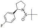 (R)-1-((r)-叔丁基亞磺酰基)-2-(4-氟苯基)吡咯烷結構式_1218989-47-9結構式