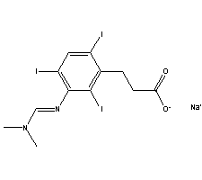 碘泊酸鈉結(jié)構(gòu)式_1221-56-3結(jié)構(gòu)式