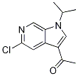 1-(5-氯-1-異丙基-1H-吡咯并[2,3-c]吡啶-3-基)乙酮結(jié)構(gòu)式_1221153-80-5結(jié)構(gòu)式