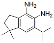 2,3-二氫-1,1-二甲基-6-(1-甲基乙基)-1H-茚-4,5-二胺結(jié)構(gòu)式_122393-67-3結(jié)構(gòu)式