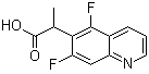 2-(5,7-Difluoro-6-quinolyl)propanoic acidStructure,1226776-94-8Structure 2-(5,7-Difluoro-6-quinolyl)propanoic acid Structure,1226776-94-8Structure