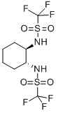 (1R)-反式-n,n′-1,2-環(huán)己烷二基雙(1,1,1-三氟甲烷磺酰胺)結構式_122833-60-7結構式