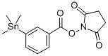N-succinimidyl 3-(trimethylstannyl)benzoateStructure,122856-01-3Structure N-succinimidyl 3-(trimethylstannyl)benzoate Structure,122856-01-3Structure