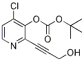 Tert-butyl 4-chloro-2-(3-hydroxyprop-1-ynyl)pyridin-3-yl carbonateStructure,1228665-84-6Structure Tert-butyl 4-chloro-2-(3-hydroxyprop-1-ynyl)pyridin-3-yl carbonate Structure,1228665-84-6Structure