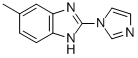 (9ci)-2-(1H-咪唑-1-基)-5-甲基-1H-苯并咪唑結(jié)構(gòu)式_123396-66-7結(jié)構(gòu)式