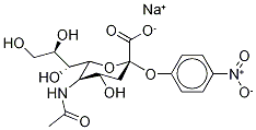 2-O-(p-硝基苯基)-α-d-n-乙?；窠?jīng)氨酸鈉x 水合物結(jié)構(gòu)式_123549-14-4結(jié)構(gòu)式