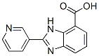 1H-Benzimidazole-7-carboxylic acid, 2-(3-pyridinyl)-Structure,124340-89-2Structure 1H-Benzimidazole-7-carboxylic acid, 2-(3-pyridinyl)- Structure,124340-89-2Structure