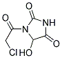 2,4-Imidazolidinedione, 1-(chloroacetyl)-5-hydroxy-(9ci)Structure,124443-51-2Structure 2,4-Imidazolidinedione, 1-(chloroacetyl)-5-hydroxy-(9ci) Structure,124443-51-2Structure