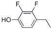 Phenol, 4-ethyl-2,3-difluoro-Structure,124728-38-7Structure Phenol, 4-ethyl-2,3-difluoro- Structure,124728-38-7Structure