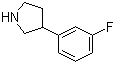 3-(3-氟苯基)吡咯烷結(jié)構(gòu)式_125067-75-6結(jié)構(gòu)式