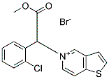 5-[1-(2-氯苯基)-2-甲氧基-2-氧代乙基]噻吩并[3,2-c]吡啶溴化物結構式_1251736-86-3結構式