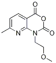 1-(2-甲氧基乙基)-7-甲基-1H-吡啶并[2,3-d][1,3]噁嗪-2,4-二酮結(jié)構(gòu)式_1253792-09-4結(jié)構(gòu)式