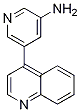 5-(喹啉-4-基)吡啶-3-胺結(jié)構(gòu)式_1255635-97-2結(jié)構(gòu)式