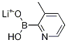 3-Methylpyridine-2-boronic acid, monolithium saltStructure,1256345-65-9Structure 3-Methylpyridine-2-boronic acid, monolithium salt Structure,1256345-65-9Structure