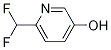 6-(Difluoromethyl)pyridin-3-olStructure,1256791-37-3Structure 6-(Difluoromethyl)pyridin-3-ol Structure,1256791-37-3Structure