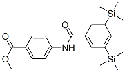 4-(3,5-Bis-trimethylsilanyl-benzoylamino)-benzoic acid methyl esterStructure,125973-71-9Structure 4-(3,5-Bis-trimethylsilanyl-benzoylamino)-benzoic acid methyl ester Structure,125973-71-9Structure