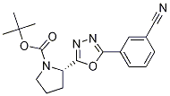 (S)-tert-butyl 2-(5-(3-cyanophenyl)-1,3,4-oxadiazol-2-yl)pyrrolidine-1-carboxylateStructure,1260605-21-7Structure (S)-tert-butyl 2-(5-(3-cyanophenyl)-1,3,4-oxadiazol-2-yl)pyrrolidine-1-carboxylate Structure,1260605-21-7Structure