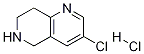 3-Chloro-5,6,7,8-tetrahydro-1,6-naphthyridine hydrochlorideStructure,1260879-95-5Structure 3-Chloro-5,6,7,8-tetrahydro-1,6-naphthyridine hydrochloride Structure,1260879-95-5Structure
